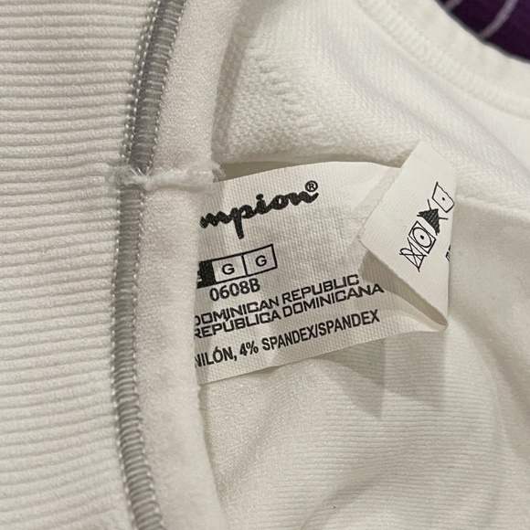 Champion Sports Bra Seamless Yoga Casual Set of 3 Purple White Styles 2935 0608B - Picture 7 of 8